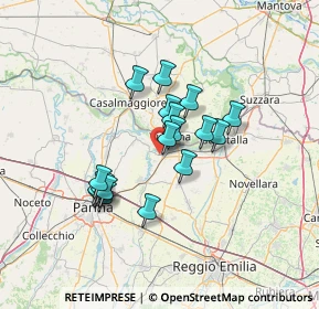 Mappa Strada Argine Molino Casele, 42041 Brescello RE, Italia (10.83556)