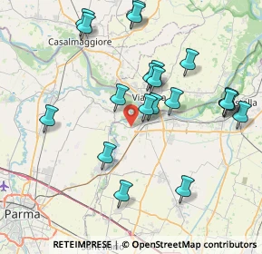 Mappa Strada Argine Molino Casele, 42041 Brescello RE, Italia (8.2215)