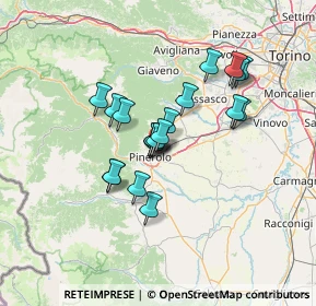 Mappa Piazza Sabin, 10064 Pinerolo TO, Italia (10.5205)