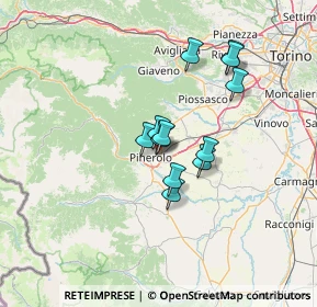 Mappa Piazza Sabin, 10064 Pinerolo TO, Italia (9.96333)