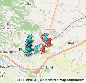 Mappa Piazza Sabin, 10064 Pinerolo TO, Italia (1.42471)