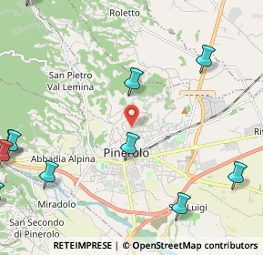 Mappa Via Giovanni Amendola, 10064 Pinerolo TO, Italia (3.32667)