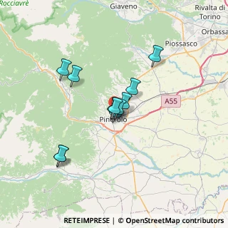 Mappa Via Giovanni Amendola, 10064 Pinerolo TO, Italia (5.33455)