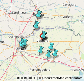 Mappa Via Vittorio Veneto, 44034 Copparo FE, Italia (10.62813)