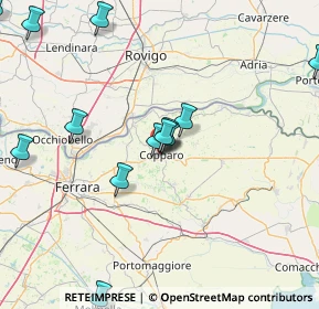 Mappa Via Vittorio Veneto, 44034 Copparo FE, Italia (24.02235)