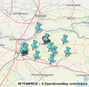 Mappa Via Vittorio Veneto, 44034 Copparo FE, Italia (11.32813)