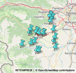 Mappa Via Pietro Santini, 10064 Pinerolo TO, Italia (10.7335)