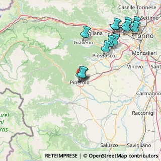 Mappa Via Pietro Santini, 10064 Pinerolo TO, Italia (17.91923)