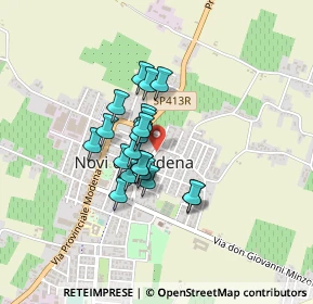 Mappa Via E. de Amicis, 41016 Novi di Modena MO, Italia (0.2905)