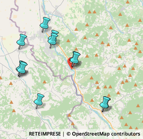 Mappa Piazza della Fiera, 27052 Godiasco Salice Terme PV, Italia (4.43917)