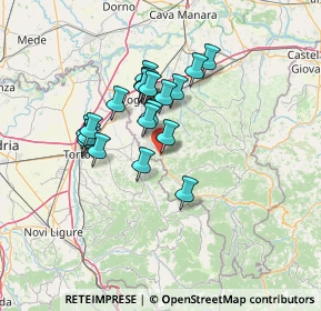 Mappa Piazza della Fiera, 27052 Godiasco Salice Terme PV, Italia (10.8795)