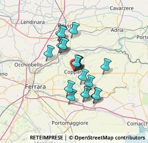 Mappa Via Alessandro Volta, 44034 Copparo FE, Italia (9.914)