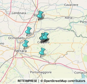 Mappa Via D. Alighieri, 44034 Copparo FE, Italia (7.05)