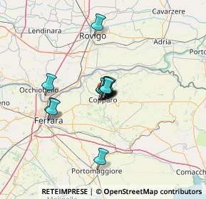 Mappa Via D. Alighieri, 44034 Copparo FE, Italia (7.55846)