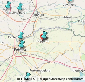 Mappa Via D. Alighieri, 44034 Copparo FE, Italia (19.51636)