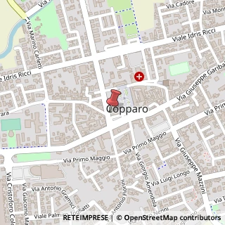 Mappa Piazza del Popolo, 17/1, 44034 Copparo, Ferrara (Emilia Romagna)