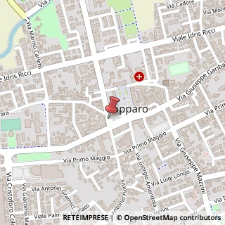 Mappa Piazza del Popolo, 13B, 44034 Copparo FE, Italia, 44034 Ro, Ferrara (Emilia Romagna)