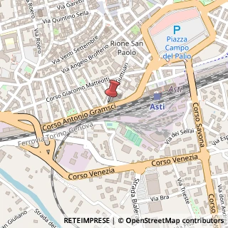 Mappa Via Guttuari, 36, 14100 Asti, Asti (Piemonte)