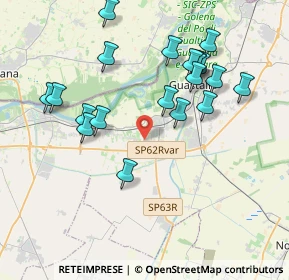 Mappa Via Alberto Simonini, 42044 Gualtieri RE, Italia (3.971)