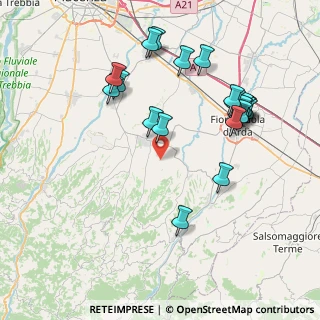 Mappa Località Case Bruciate, 29013 Carpaneto Piacentino PC, Italia (8.3775)