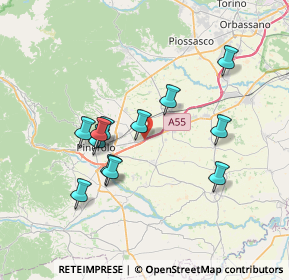 Mappa SS23, 10064 Pinerolo TO, Italia (6.615)