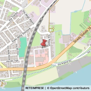 Mappa Via del Lavoro, 11, 45030 Occhiobello, Rovigo (Veneto)