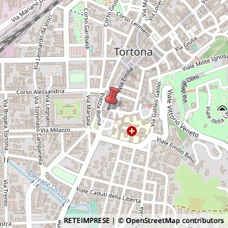 Mappa Via Emilia, 22, 15057 Tortona, Alessandria (Piemonte)