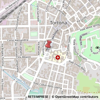 Mappa Via Emilia, 36, 15057 Tortona, Alessandria (Piemonte)