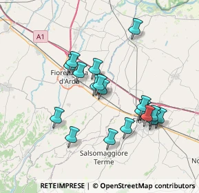 Mappa Via Pallavicino, 29010 Alseno PC, Italia (6.60316)