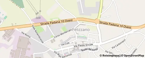 Mappa Felizzano