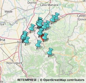 Mappa Via Garibaldi, 27052 Godiasco Salice Terme PV, Italia (10.548)