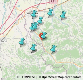 Mappa Via Garibaldi, 27052 Godiasco Salice Terme PV, Italia (6.43455)