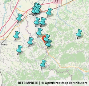 Mappa Via Garibaldi, 27052 Godiasco Salice Terme PV, Italia (8.3405)