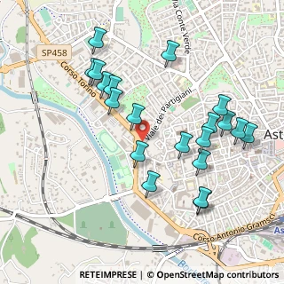 Mappa P.za Porta Torino, 14010 Asti AT, Italia (0.5125)