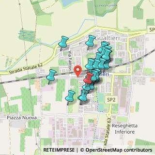 Mappa Via Alcide De Gasperi, 42044 Gualtieri RE, Italia (0.31852)