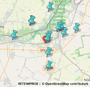 Mappa Via Alcide De Gasperi, 42044 Gualtieri RE, Italia (3.5175)