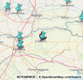 Mappa Via Goito, 44034 Copparo FE, Italia (19.81818)