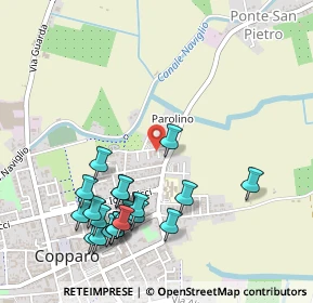 Mappa Via Goito, 44034 Copparo FE, Italia (0.566)