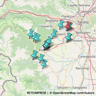 Mappa Via Roberto Incerti, 10064 Pinerolo TO, Italia (10.686)