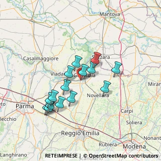 Mappa Via Codisotto a Mane, 42044 Gualtieri RE, Italia (12.36533)