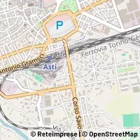 Karte Asti