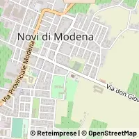 Map Novi di Modena