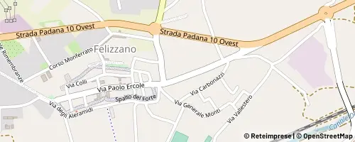 Mappa Felizzano