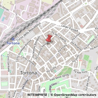 Mappa Via Passalacqua, 15, 15057 Tortona, Alessandria (Piemonte)