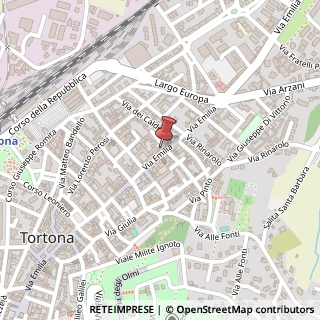 Mappa Via Emilia, 168, 15057 Tortona, Alessandria (Piemonte)