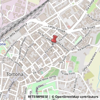Mappa Via Emilia, 358, 15057 Tortona, Alessandria (Piemonte)