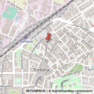 Mappa Via Matteo Bandello, 18, 15057 Tortona, Alessandria (Piemonte)