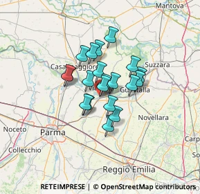 Mappa Via Salvador Allende, 42041 Brescello RE, Italia (8.625)
