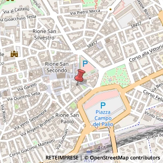 Mappa Piazza Libertà, 23, 14100 Asti, Asti (Piemonte)