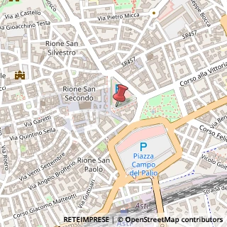 Mappa 33 Piazza Alfieri Vittorio, Asti, At 14100, 14100 Asti AT, Italia, 14100 Asti, Asti (Piemonte)
